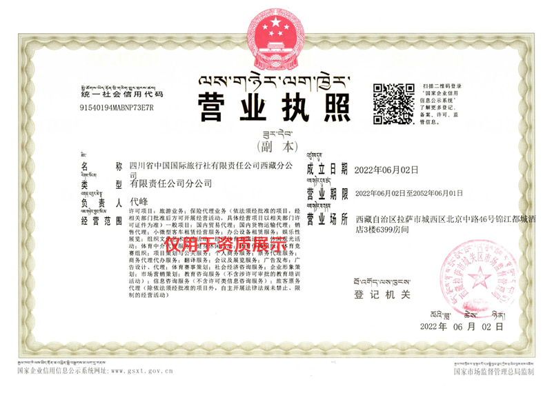 營(yíng)業(yè)執(zhí)照